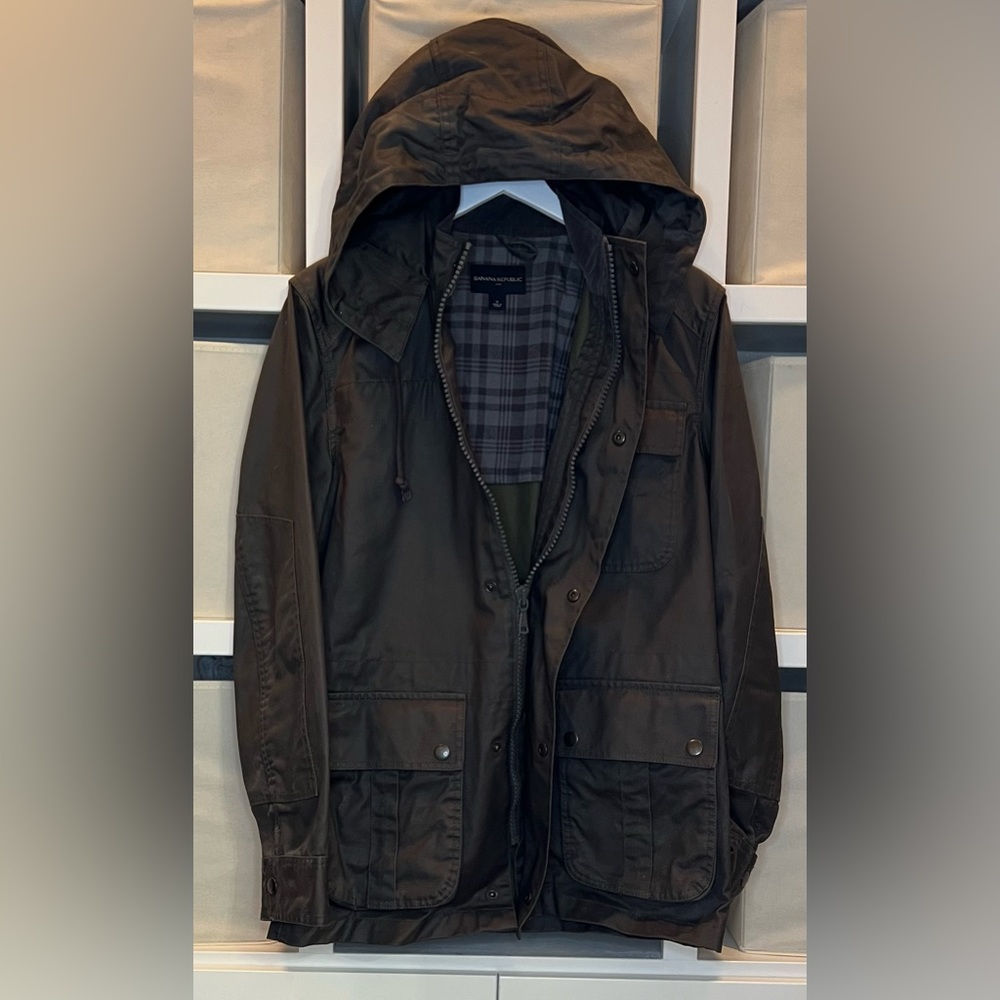 Banana Republic Coded canvas Utility Jacket